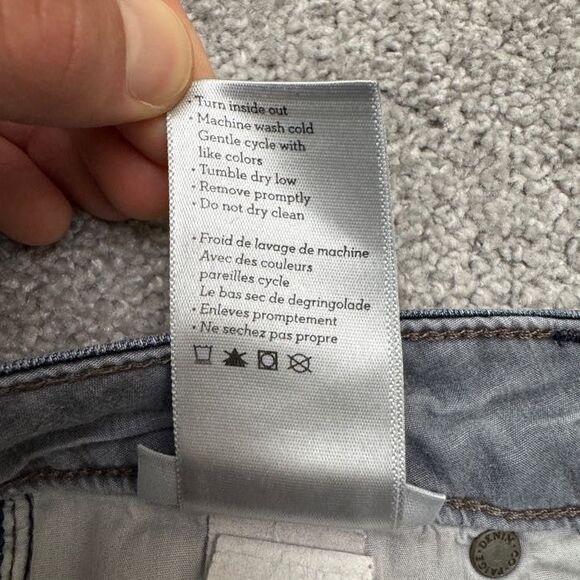 Paige Skyline Skinny Denim Jeans Womens 26 Blue Dark Wash Mid Rise Casual 28x28 - Picture 9 of 15